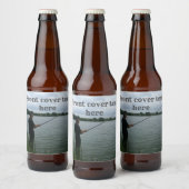 De visser 's avonds bier etiket (Flessen)