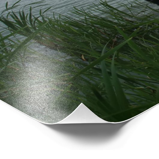 De visser 's avonds foto afdruk (Hoek)