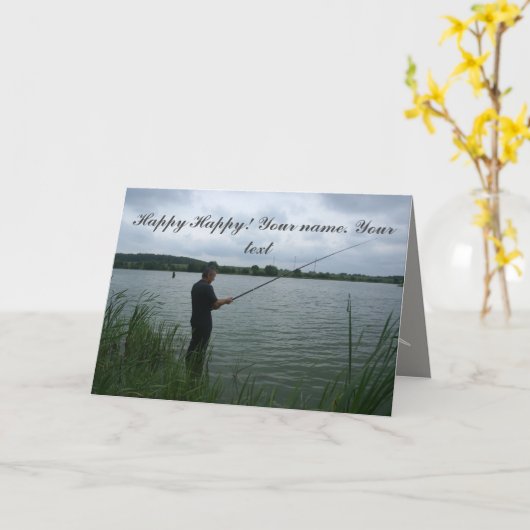 De visser 's avonds kaart (Gele Bloem)