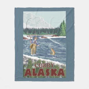 De Visser van de vlieg - Kerrie, Alaska Fleece Deken