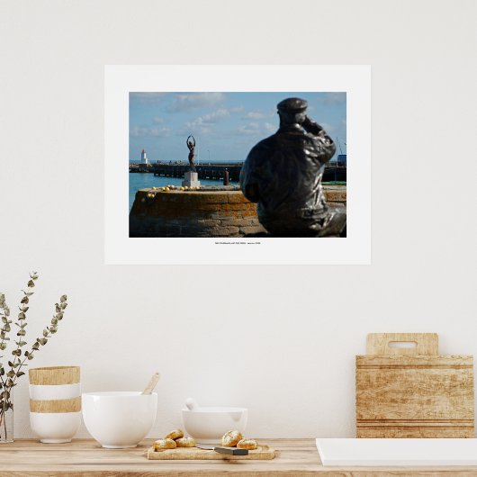 DE VISSERIJ EN HET Poster VAN DE ZENDZIJDE (Keuken)