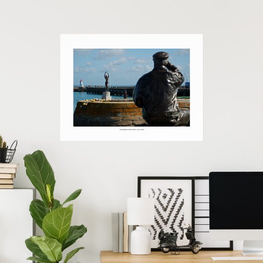 DE VISSERIJ EN HET Poster VAN DE ZENDZIJDE (Thuiskantoor)