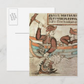 De visserij op de serpent van Midgard Briefkaart (Voorkant / Achterkant)