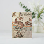 De visserij op de serpent van Midgard Briefkaart (Staand voorkant)