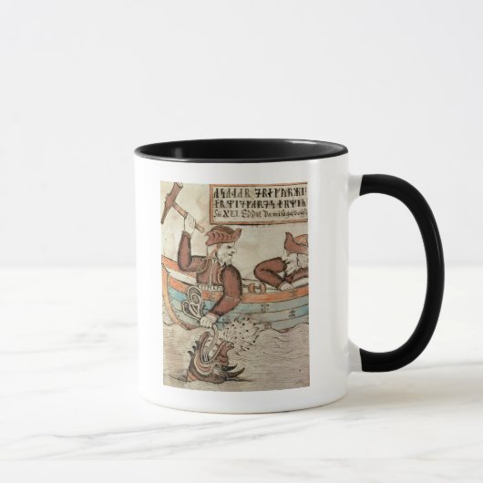 De visserij op de serpent van Midgard Mok (Rechts)