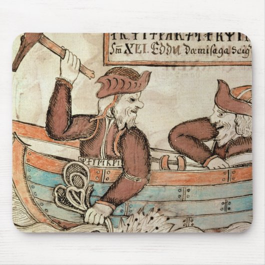 De visserij op de serpent van Midgard Muismat (Voorkant)