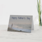De Visserij van het Strand van vaderdag Kaart (Voorkant)