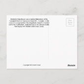 De visserijreis van de Rivier van Campbell op het Briefkaart (Achterkant)