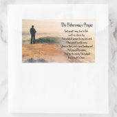 De vissers bidden rechthoekige sticker (Tas)