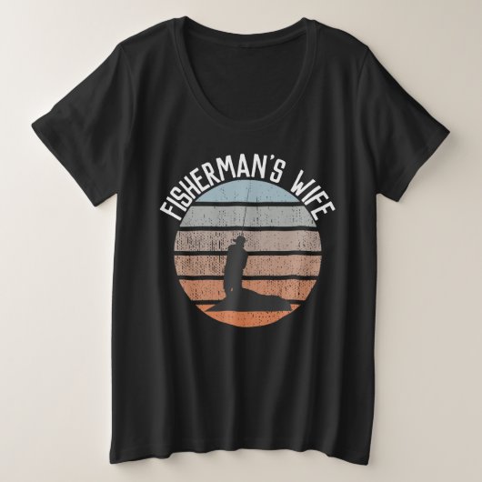 De vissers grote maat t-shirt (Design voorkant)