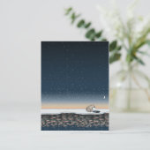 De vissers in het midden, briefkaart (Staand voorkant)