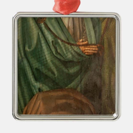 De vissers uit de Polyptych van St. Metalen Ornament (Voorkant)