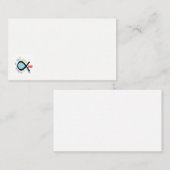 De vissers van het Visitekaartje van Mannen die ee (Voorkant / Achterkant)