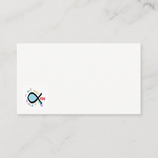 De vissers van het Visitekaartje van Mannen die ee (Voorkant)