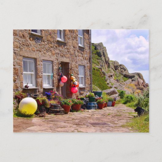 DE VISSERSCOTTAGE BRIEFKAART (Voorkant)