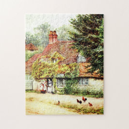 De viswinkel Haslemere door Helen Allingham Legpuzzel