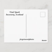 De Vital Spark Briefkaart (Achterkant)