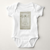 De Vitruviusman van Leonardo da Vinci Romper (Voorkant)