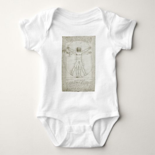 De Vitruviusman van Leonardo da Vinci Romper (Voorkant)