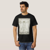 De Vitruviusman van Leonardo da Vinci T-shirt (Voorkant volledig)