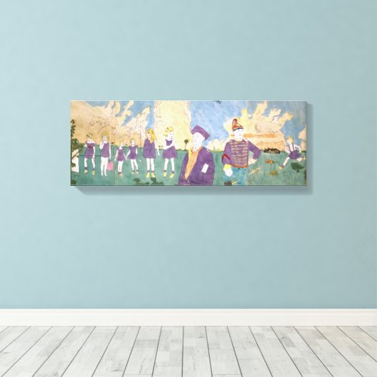 De Vivian Meisjes 6 Canvas Afdruk (Insitu (Houten vloer))