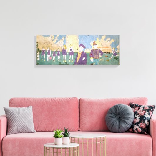 De Vivian Meisjes 6 Canvas Afdruk (Insitu (Woonkamer))