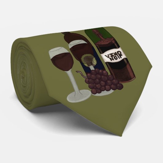 De Vixen van de Vino - (De schoonheid in de fles) Stropdas (Opgerold)