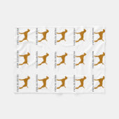 DE VIZSLA ONLEASEN FLEECE DEKEN (Voorkant (Horizontaal))