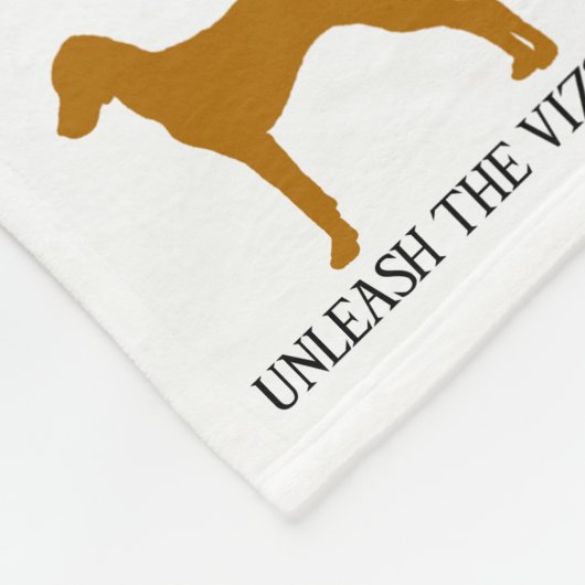 DE VIZSLA ONLEASEN FLEECE DEKEN (Hoek)
