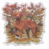 De Vizsla Sticker (Voorkant)