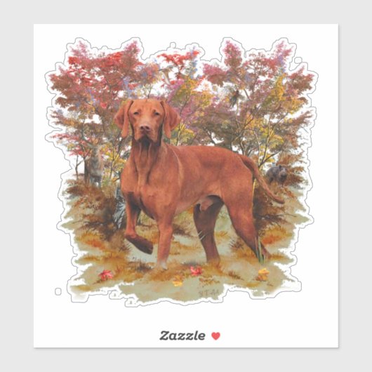 De Vizsla Sticker (Vel)
