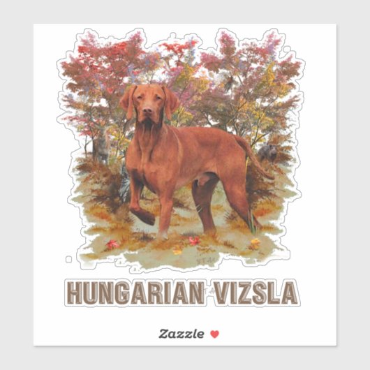 De Vizsla Sticker (Vel)