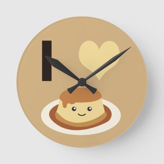 De vlaai I van het Hart (liefde)! Ronde Klok (Voorkant)