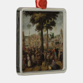 De Vlaamse beurs Metalen Ornament (Rechts)
