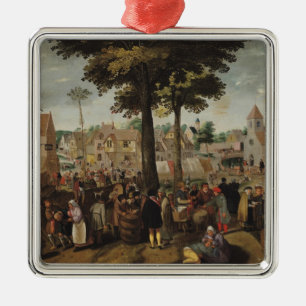 De Vlaamse beurs Metalen Ornament