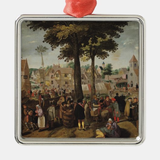 De Vlaamse beurs Metalen Ornament (Voorkant)