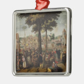 De Vlaamse beurs Metalen Ornament (Links)
