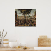 De Vlaamse beurs Poster (Keuken)