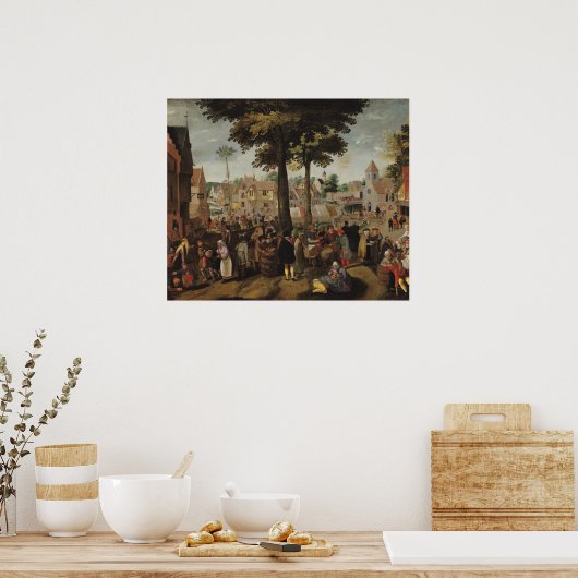 De Vlaamse beurs Poster (Keuken)