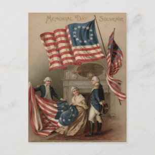 De Vlag Betsy Ross George Washington van de V.S. Briefkaart