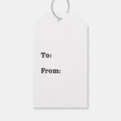 De vlag en de radarauto van de controleur cadeaulabel (Achterkant)