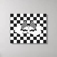 De vlag en de radarauto van de controleur