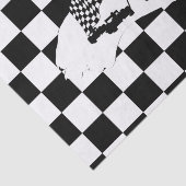 De vlag en de rassenwagen van de controleur zijn v tissuepapier (Detail)