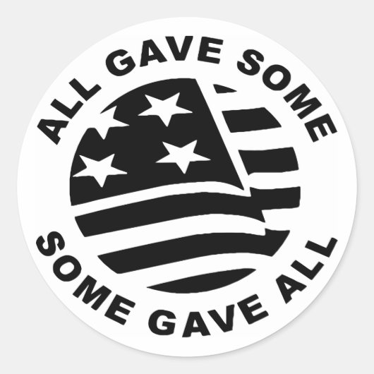 De vlag gaf allemaal wat ronde sticker (Voorkant)