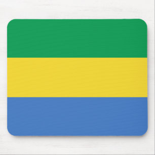 De Vlag Mousepad van Gabon Muismat