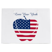 De vlag NYC van Big Apple America Groot Cadeauzakje (Voorkant)