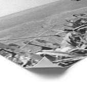 De vlag op Iwo Jima verhogen door Joe Rosenthal Poster (Hoek)