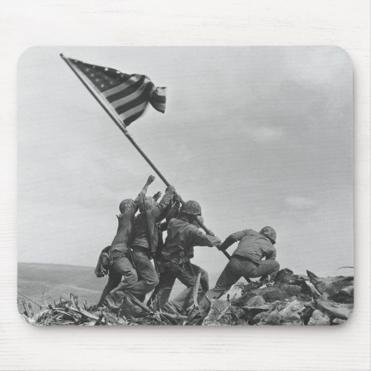 De vlag op Iwo Jima verhogen Muismat (Voorkant)