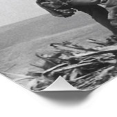 De vlag op Iwo Jima verhogen Perfect Poster (Hoek)