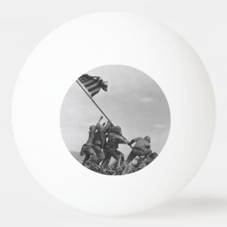 De vlag op Iwo Jima verhogen Pingpongbal